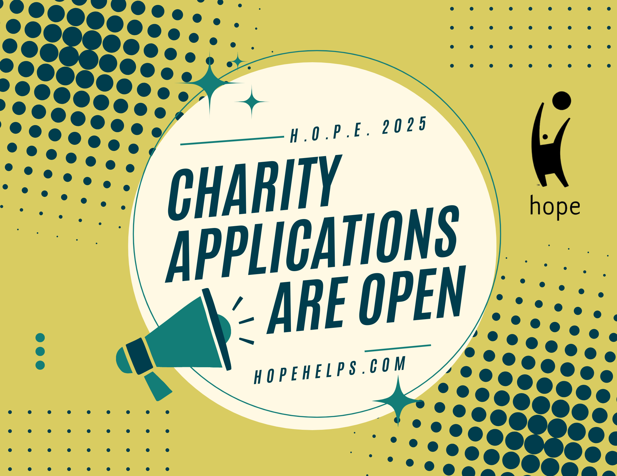 2025 Charity Applications Are Now CLOSED!
